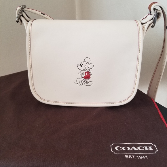 Coach Handbags - Coach Disney Micky Saddle Bag